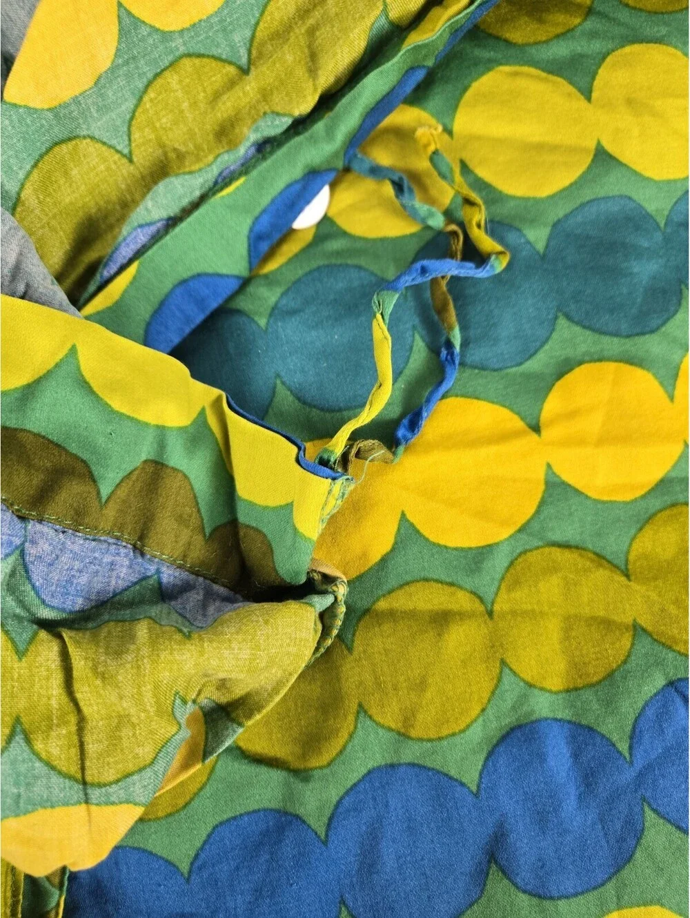 Marimekko X Crate & Barrel Rasymatto Teal Full/Queen Duvet Cover No Shams